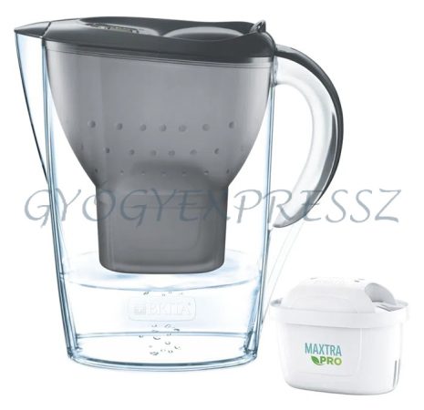 BRITA MARELLA XL Vízszűrő kancsó 2,4 literes szürke