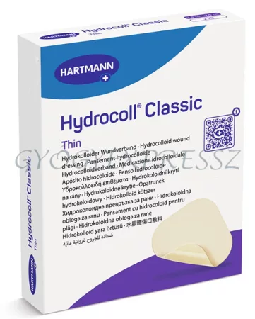 HYDROCOLL CLASSIC THIN 10 x 10 cm Steril hydrocolloid kötszer 10 db