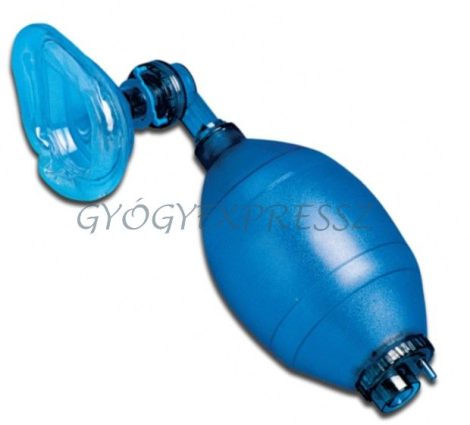 Lélegeztető ballon + maszk felnőtt SINGLE (MG 13405)