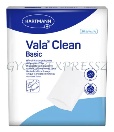 VALA CLEAN BASIC Háromrétegű mosdatókesztyű 50 db 