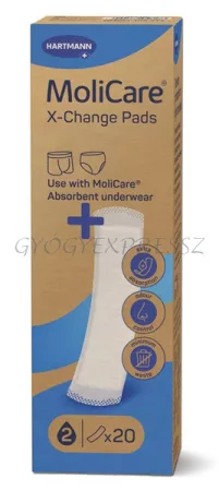 MOLICARE CSERÉLHETŐ BETÉT Mosható alsóneműbe 20 db 