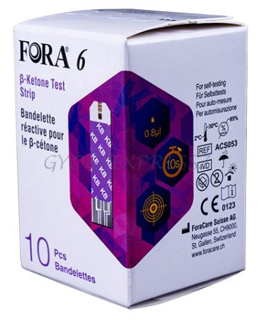 FORA 6 Keton tesztcsík 10 db (MG 33020)