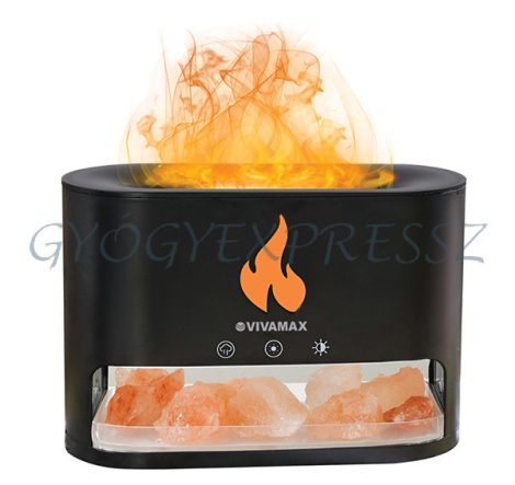 VIVAMAX FLAME Láng hatású aromadiffúzor sókristályokkal GYVH55 VIVAMAX FLAME Láng hatású aromadiffúzor sókristályokkal GYVH55