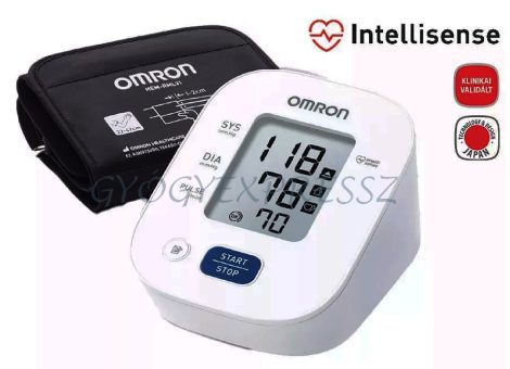 OMRON M2+ Intellisense automata felkaros vérnyomásmérő 22-42 cm mandzsettával (HEM-7146-E)