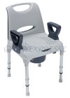 AQ-TICA CONFORT Háttámlás zuhanyszék és szoba WC egyben 130 kg-ig SZÜRKE AQ-TICA CONFORT Háttámlás zuhanyszék és szoba WC egyben 130 kg-ig SZÜRKE
