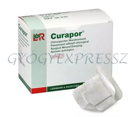 CURAPOR 7 x 5 cm Steril szigetkötszer 1 db FEHÉR