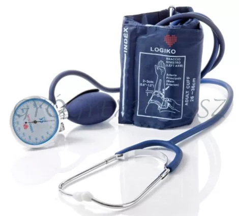 STETOPLUS Órás felkaros vérnyomásmérő fonendoscóppal