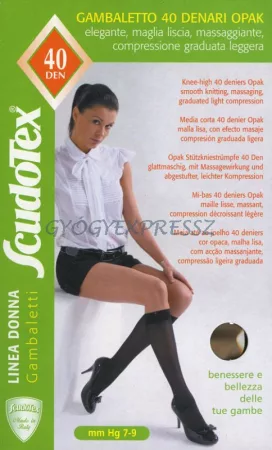 SCUDOTEX 468 NATURE Kompressziós Térdharisnya térdzokni 