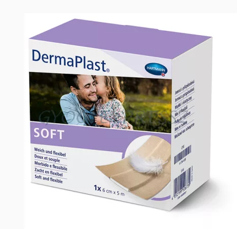 DERMAPLAST SOFT Vágható sebtapasz tekercsben 4 cm x 5 m DERMAPLAST SOFT Vágható sebtapasz tekercsben 4 cm x 5 m
