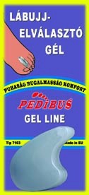 PEDIBUS 7103 GEL LINE Lábujj elválasztó gél 1db
