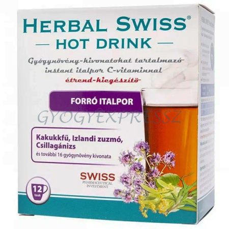 HERBAL SWISS HOT DRINK C-vitaminos forró italpor 12 db