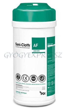PDI SANI-CLOTH AF Univerzális felületfertőtlenítő kendő 200 db