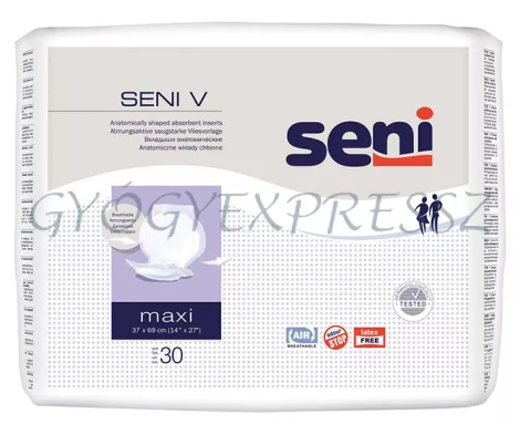 SENI V MAXI Kapacitásnövelő, pelenkakiegészítő betét 30 db