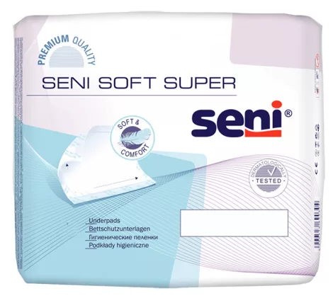 SENI SOFT SUPER 40 x 60 cm Betegalátét 30 db SENI SOFT SUPER 40 x 60 cm Betegalátét 30 db