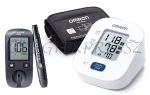   PROFI 1 Vérnyomás Vércukor Egészség CSOMAG (Omron M2+ és Accu-Chek Active)  