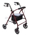 GM 4259 ALUMINIUM Rollátor négy kerekű BORDÓ GM 4259 ALUMINIUM Rollátor négy kerekű BORDÓ