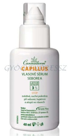 CANNADERM CAPILLUS SEBORRHEA Hajszérum 40 ml