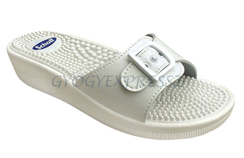 Scholl New Massage papucs fehér Scholl New Massage papucs fehér